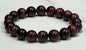 Maroon or Dark Red Brown Tiger Eye Gemstone Bracelet, Men's or Women's Beaded Bracelet, Stackable, Classic, Unisex